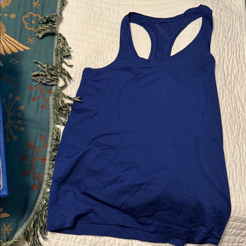 Women's Blue Racerback Tank Top - Lululemon Swiftly Tech Racerback tank
